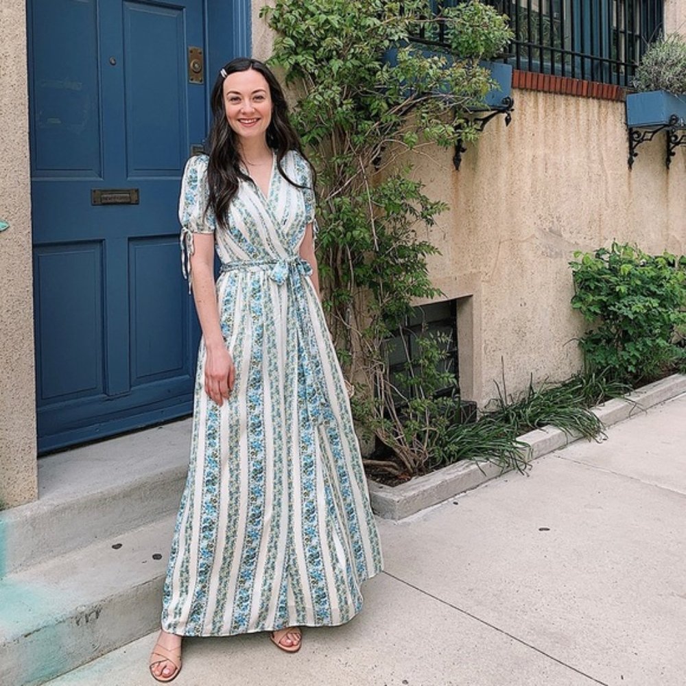 Gal Meets Glam Imogene Floral Maxi Dress